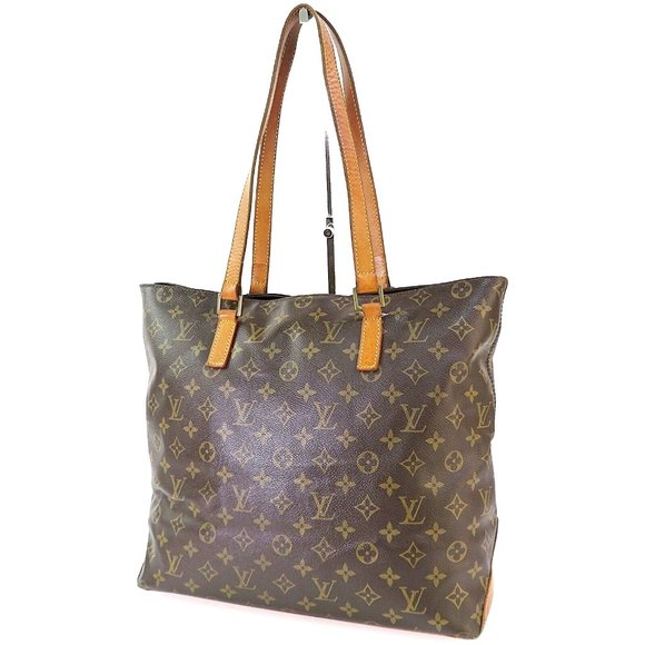 Authentic Oversized LOUIS VUITTON Cabas Mezzo Monogram Shoulder Tote Bag Purse - Picture 1 of 14